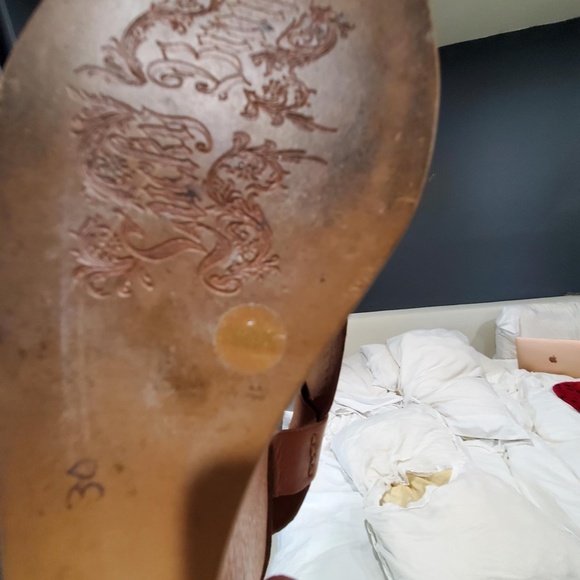 Lucky Brand Tan Leather Wedges - Size 7.5 - Picture 5 of 5